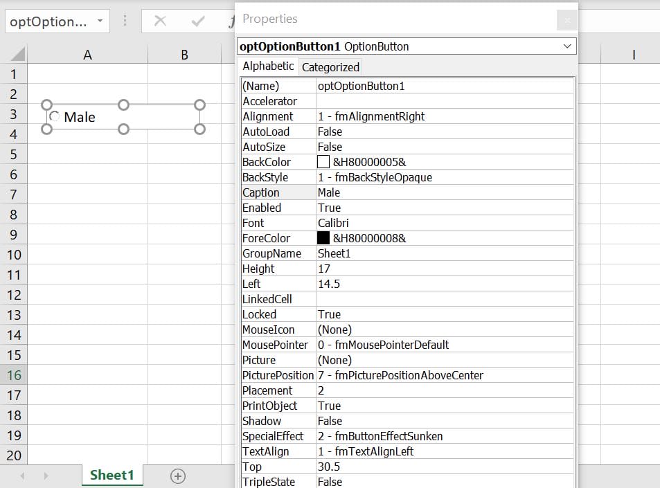 vba-option-button-properties - Automate Excel